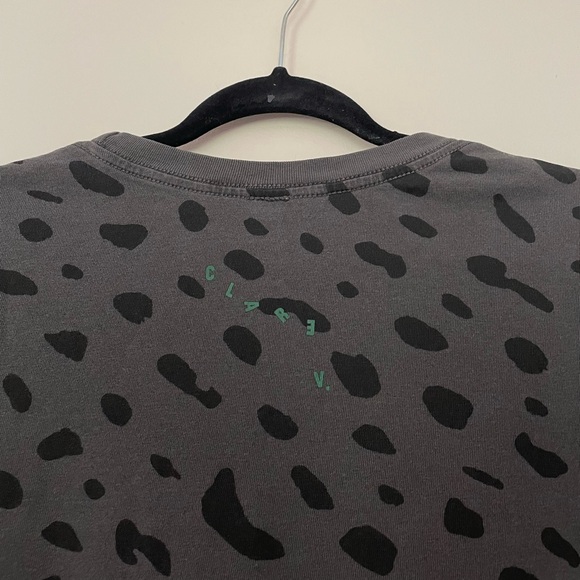 Clare V Drop Shoulder Tee Size Medium - Picture 11 of 11